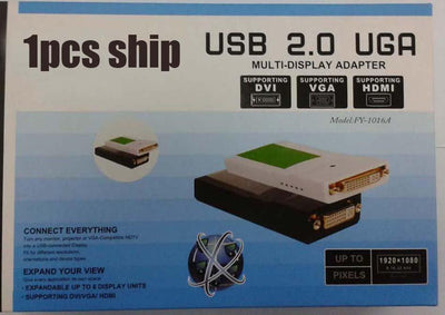 CShop.co.za | Powered by Compuclinic Solutions USB TO DVI, HDMI, VGA SUR003