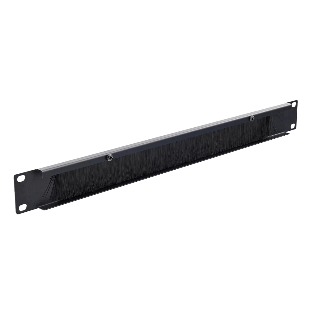 Zone Enclosures 1 U Brush Panel Black Zeper/1 Ubp/B ZEPER/1UBP/B