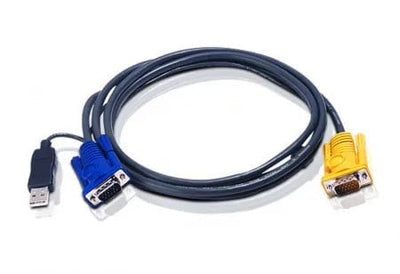 CShop.co.za | Powered by Compuclinic Solutions 5M USB KVM Cable with 3 in 1 SPHD and built-in PS/2 to USB converter 2L-5205UP