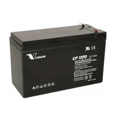 MECER 7AH 12V AGM Battery (112-00358-01 CP 1270M)(same as 26-000072-00G) SOL-B-7-12V