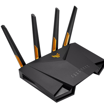 CShop.co.za | Powered by Compuclinic Solutions ASUS TUF Gaming AX4200 Dual Band WiFi 6 Router; WiFi 6 802.11ax; 2.5Gbps port; Mesh WiFi support; Adaptive QoS; Port Forwarding ASUS TUF-AX4200