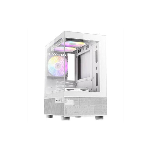 Antec Antec Cx200 M Elite Micro Atx | Itx Rgb Mini Tower Gaming Chassis White Cx200 M Elite W CX200M ELITE W