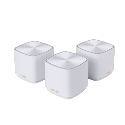 CShop.co.za | Powered by Compuclinic Solutions Asus AX1800 Dual-band Mesh WiFi 6 System- Coverage up to 557 Sq. Meter/6000 Sq. ft. for 3pk; 90IG07M0-MO3C40 ASUS ZENWIFI XD4 PLUS (W-3-PK)