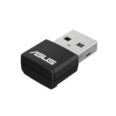 ASUS ASUS USB-AX55 Nano Dual Band Wireless AX1800 USB Adapter; Smallest WiFi 6 adapter; WPA3; MU-MIMO ASUS USB-AX55 NANO