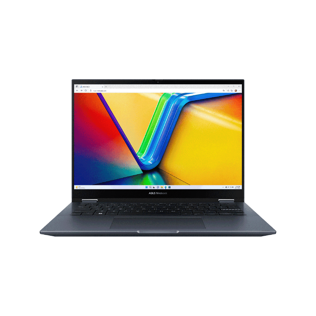 Asus ASUS VIVOBOOK FLIP - TN3402YA - RYZEN R5-7530U - DDR4 16GB - 512GB PCIE G3 SSD - AMD RADEON GRAPHICS - 14 OLED WQXGAPLUS WQPLUS 2880X1800 16X10 TOUCH OGM - WINDOWS 11 HOME - BLUE - TN3402YA-O516512BL0W