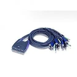 CShop.co.za | Powered by Compuclinic Solutions ATEN 4-Port USB VGA/Audio Cable KVM Switch W/1.8M CABLE ATEN CS64U