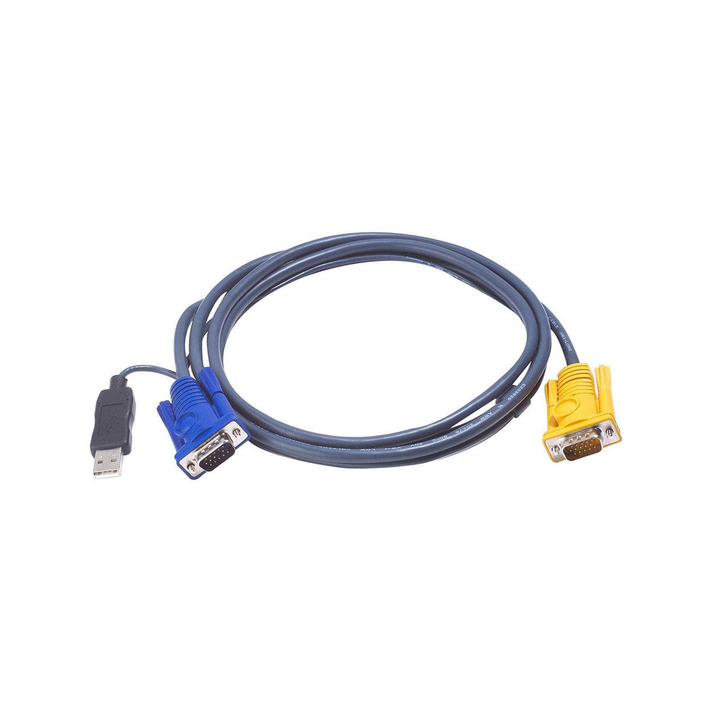 Aten Aten Ps2 To Usb Kvm Cable 6 M Sphd15 M To Vga & Usb A 2 L 5206 Up 2L-5206UP