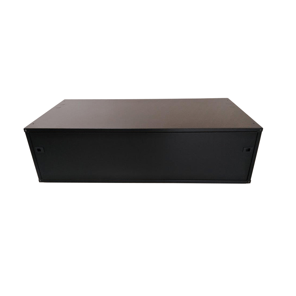 MECER BAT BOX BLACK 2 x 200A - Adjustable Feet units SOL-BBB-2-200A-BLK