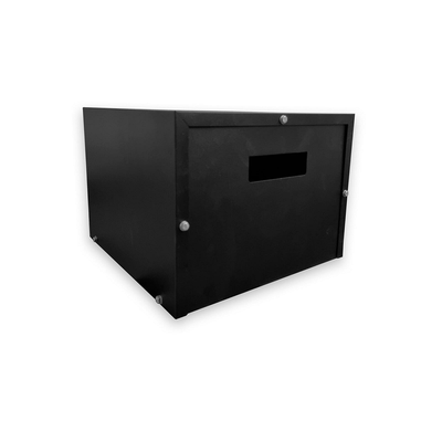 MECER BAT BOX BLACK 4 x 100A - Adjustable Feet units SOL-BBB-4-100A-BLK