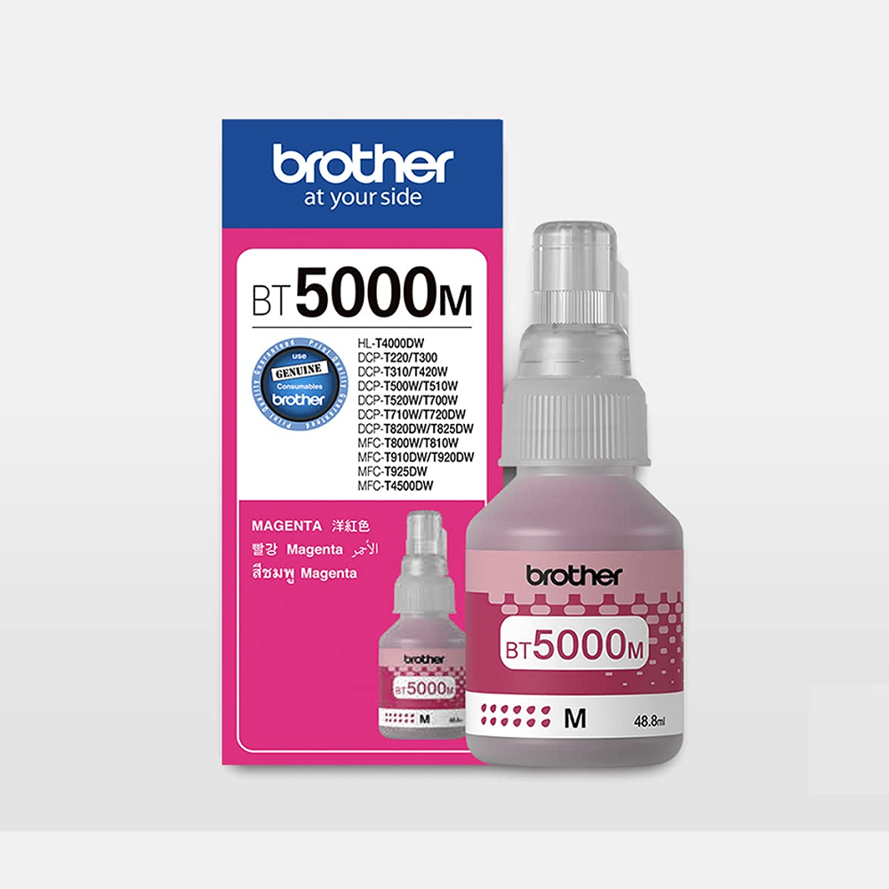 CShop.co.za | Powered by Compuclinic Solutions Brother Magenta Ink for DCPT310/ DCPT510W/ DCPT710W/ MFCT910DW/ DCP-T220/ DCP-T420W/ DCP-T520W/DCP-T720DW/ DCP-T820DW/MFC-T920DW BT5000M