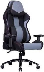 CShop.co.za | Powered by Compuclinic Solutions CM Chair Caliber R3; Black; Grey; Ergoo chair; lumbar and neckrest support. adjustable; Memory Foam CMI-GCR3-BK