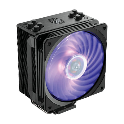 CShop.co.za | Powered by Compuclinic Solutions Cooler Master Hyper 212 RGB Black Edition Air Tower; 120mm RGB Fan; Included RGB Controller; Upgradable to Dual Fan; 1700 compat RR-212S-20PC-R2