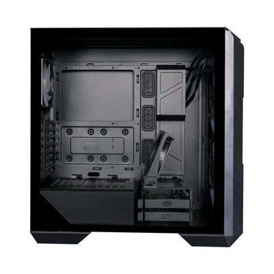 CShop.co.za | Powered by Compuclinic Solutions Cooler Master MasterCase H500; 2 x 200mm rgb fans with controller; ATX; Case handle; Mesh and Transparent covers; Iron Grey H500-KGNN-S00