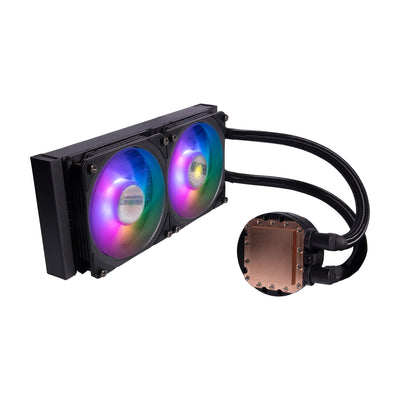 CShop.co.za | Powered by Compuclinic Solutions Cooler Master PL240 FLUX; 240mm AIO Cooler; Dual pump chamber; low profile radiator; dual loop argb pump (Has LGA1700) MLY-D24M-A23PZ-R1