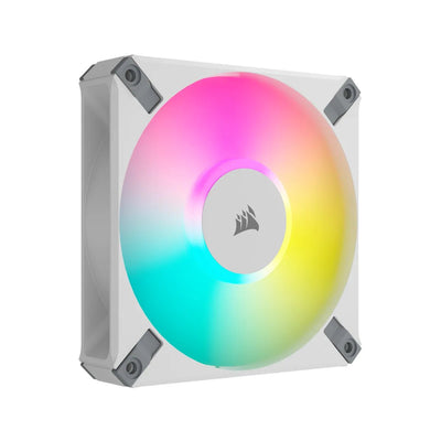 CShop.co.za | Powered by Compuclinic Solutions CORSAIR AF ELITE Series; AF120 RGB ELITE WHITE; 120mm Fluid Dynamic RGB Fan with AirGuide; Single Pack CO-9050157-WW