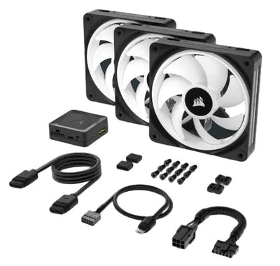 CShop.co.za | Powered by Compuclinic Solutions CORSAIR iCUE LINK QX120 RGB 120mm PWM Fans Starter Kit CO-9051002-WW