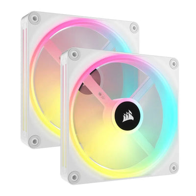CShop.co.za | Powered by Compuclinic Solutions CORSAIR iCUE LINK QX140 RGB 140mm PWM Fans Starter Kit - White CO-9051008-WW