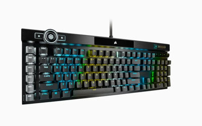 CShop.co.za | Powered by Compuclinic Solutions CORSAIR K100 RGB Mechanical Wired CHERRY MX SPEED Switch Keyboard with RGB Backlighting – Black. CH-912A014-NA