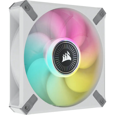 CShop.co.za | Powered by Compuclinic Solutions Corsair ML120 120mm PWM 40 - 2400 RPM Premium Magnetic Levitation Fan; Triple Pack with Lighting Node Core - White CO-9050117-WW