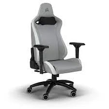 CShop.co.za | Powered by Compuclinic Solutions CORSAIR TC200 Leatherette Gaming Chair; Standard Fit; Light Grey/White CF-9010045-WW