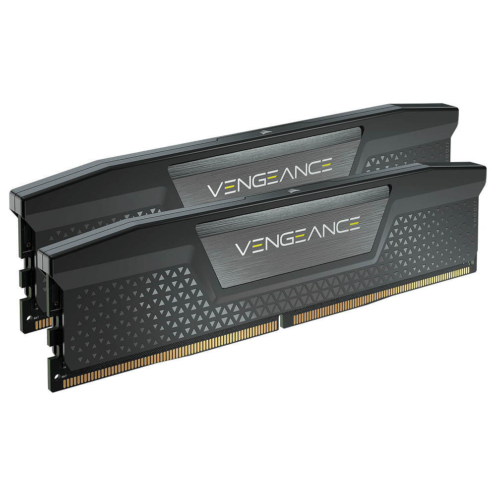 Corsair Corsair VENGEANCE® 32GB (1 x 32GB) DDR5 DRAM 5600MHz C40 Memory Kit; 1.25V; Black CMK32GX5M1B5600C40