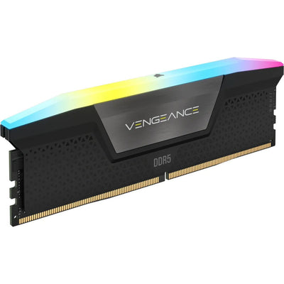 CShop.co.za | Powered by Compuclinic Solutions Corsair VENGEANCE® RGB 96GB (2 x 48GB) DDR5 DRAM 5600MHz C40 Memory Kit; 40-40-40-77; 1.25V CMH96GX5M2B5600C40