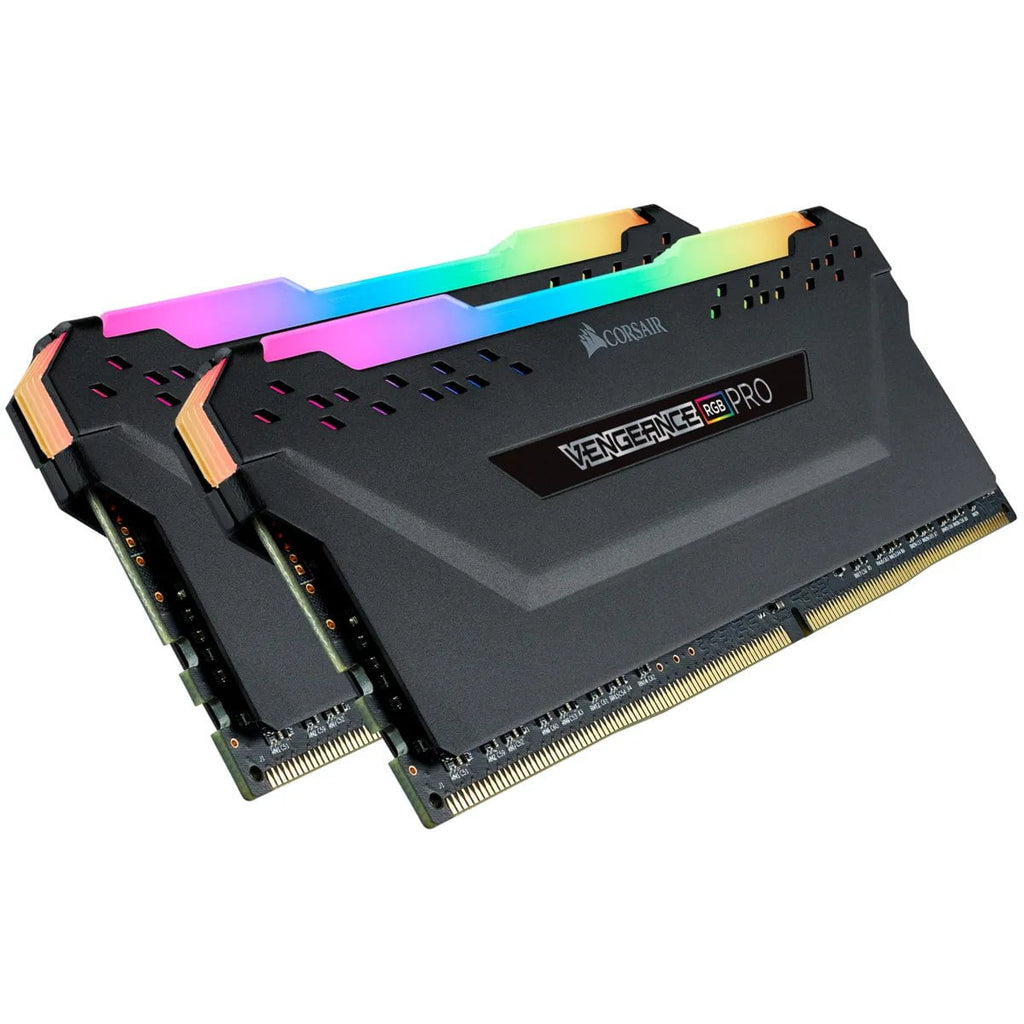 CShop.co.za | Powered by Compuclinic Solutions Corsair VENGEANCE® RGB PRO 16GB (2 x 8GB) DDR4 DRAM 3600MHz C18 Memory Kit; 18-22-22-42; 1.35V; Black. CMW16GX4M2D3600C18