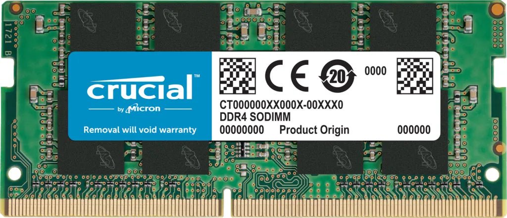 CShop.co.za | Powered by Compuclinic Solutions CRUCIAL DDR4 SODIMM 3200 16GB CT16G4SFRA32A