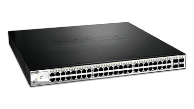 CShop.co.za | Powered by Compuclinic Solutions D-Link 48 PoE 10/100/1000 ports + 4 SFP ports Metro Switch DGS-1210-52MP