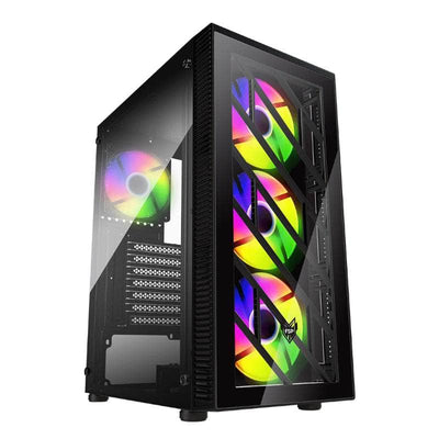 FSP Fsp Cmt192 Atx Gaming Chassis Tempered Glass Side Panel Black Cmt192 CMT192