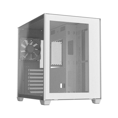 FSP Fsp Cmt380 W | Atx | Micro Atx | Mini Itx | Gaming Chassis | 1x 120mm| Mid Tower | Tempered Glass Side Panel | White Cmt380 W CMT380W