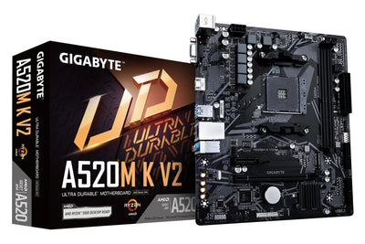 CShop.co.za | Powered by Compuclinic Solutions GIGABYTE AMD A520M-K for 3rd/4th/5th Generation AMD Ryzen™ processors; 2x Dual DDR4; 1x M2; HDMI; VGA GA-A520M-K V2