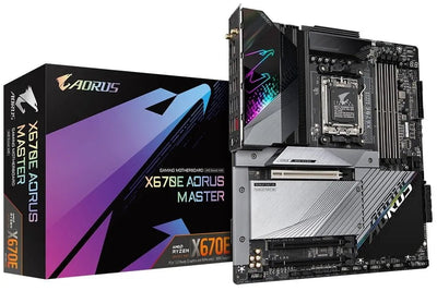 CShop.co.za | Powered by Compuclinic Solutions GIGABYTE Aorus AMD X670 Master Chipset for AMD AM5; 4x DDR5; 4x M2; HDMI/DP; EATX GA-X670E-AORUS-MASTER