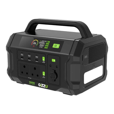 Gizzu Gizzu Challenger Pro 1120 Wh/1000 W Ups Fast Charge Lifepo4 Portable Power Station Gps1100 U GPS1100U