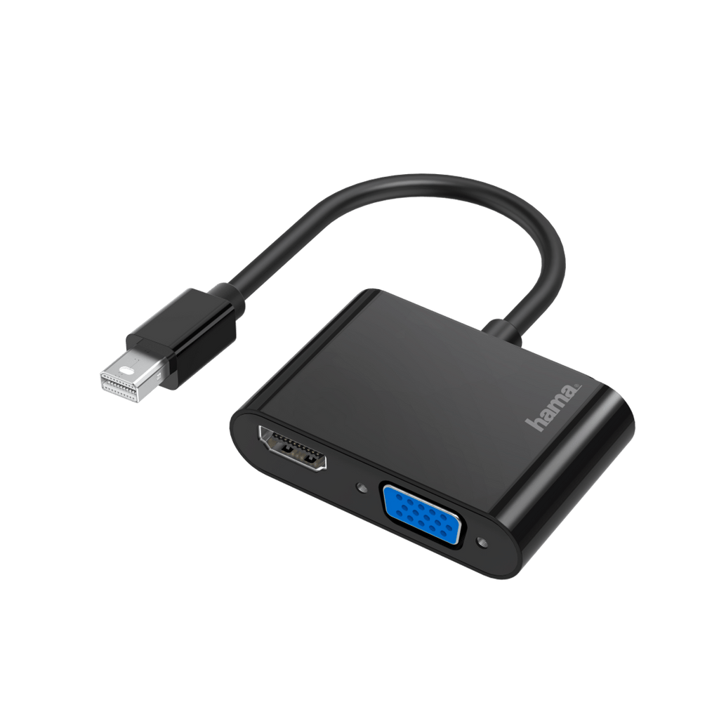 CShop.co.za | Powered by Compuclinic Solutions Hama Video Adapter 2 In1 Mini Dp Plug To Vga & Hdmi Socket 4 K 200330 200330