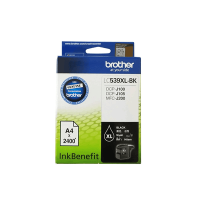 Brother High Yield Black Cartridge for DCPJ105/ MFCJ200 LC539XLBK