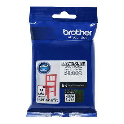 Brother High Yield Black Cartridge for MFCJ3530/ MFCJ3930/ MFCJ2330DW/ MFCJ2730DW LC3719XLBK