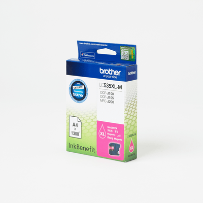 Brother High Yield Magenta Cartridge for DCPJ105/ MFCJ200 LC535XLM