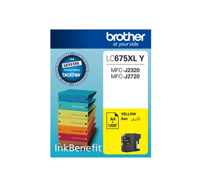 Brother High Yield Yellow Cartridge for MFCJ2320 / MFCJ2720 LC675XLY