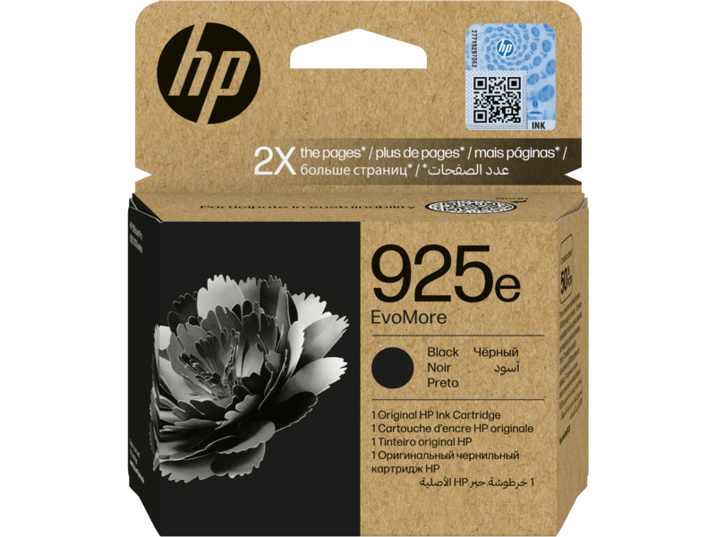 CShop.co.za | Powered by Compuclinic Solutions Hp 925 E Evomore Black Original Ink Cartridge 4K0W3PE