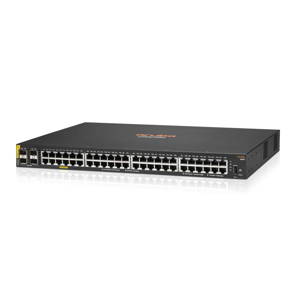 HPE HPE Aruba 6000 48G CL4 4SFP Switch - R8N85A R8N85A