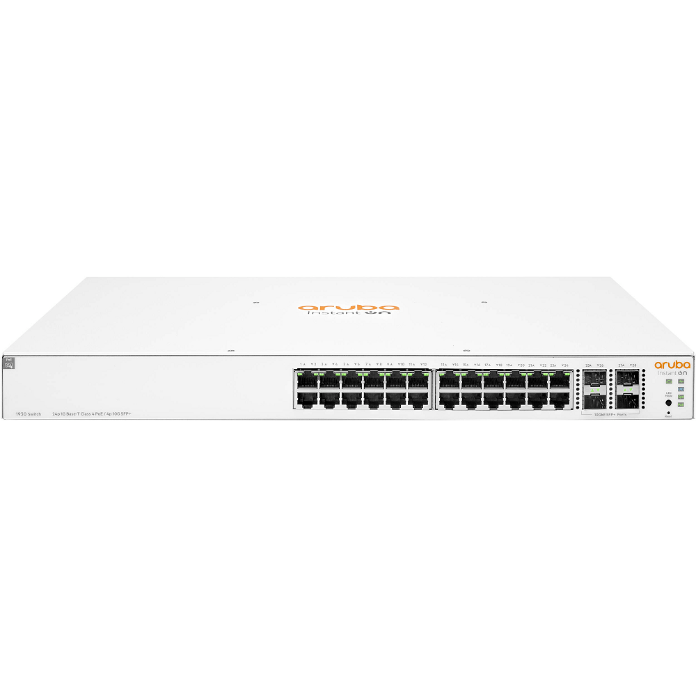 HPE HPE Aruba ION 1930 24G 4SFP +POE 195w Switch - JL683B JL683B