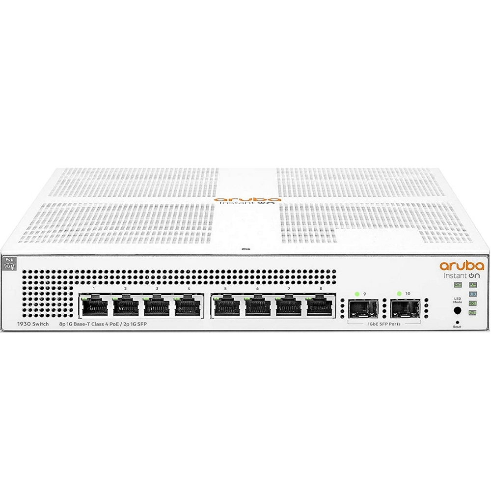 HPE HPE ION 1930 8G POE 2SFP 124w Switch - JL681A JL681A