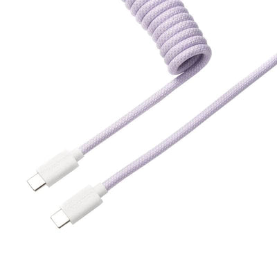 Keychron Keychron Coiled Aviator Cable Light Purple/Straight Cab 17 CAB-17