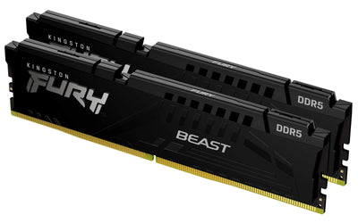 CShop.co.za | Powered by Compuclinic Solutions Kingston 64 Gb 6000 Mt/S Ddr5 Cl30 Dimm (Kit Of 2) Fury Beast Black Expo KF560C30BBEK2-64