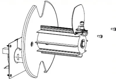 CShop.co.za | Powered by Compuclinic Solutions Kit; Media Rewind Spindle with Motor and PCB; ZT410; ZT411 P1058930-058