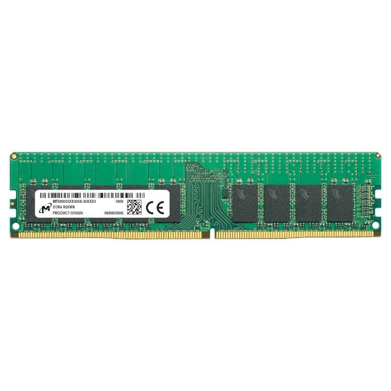 Micron Micron Mta18 Asf2 G72 Pdz 3 G2 R1 R 16 Gb 3200 Mhz Ddr4 Rdimm Memory Mta18 Asf2 G72 Pdz 3 G2 R1 R MTA18ASF2G72PDZ-3G2R1R