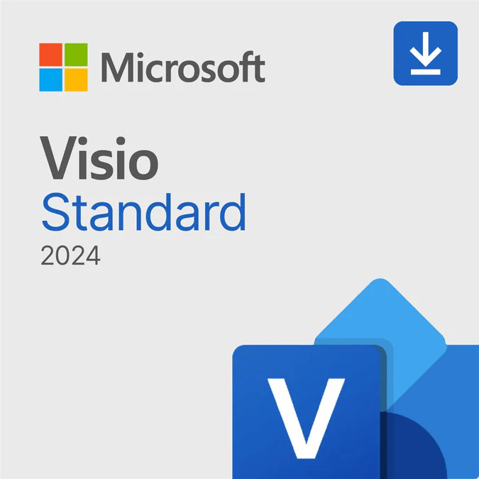 CShop.co.za | Powered by Compuclinic Solutions Microsoft Visio Standard 2024 Esd EP2-07167