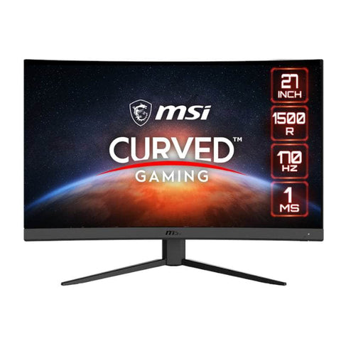 MSI Msi Optix G27 Cq4 E2 Curved Gaming Monitor 170 Hz Va Anit Glare Free Sync 27" 1500 R Black G27 Cq4 E2 G27CQ4E2