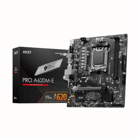MSI Msi Pro A620 M E Amd Am5 M Atx Gaming Motherboard Proa620 M E PROA620M-E